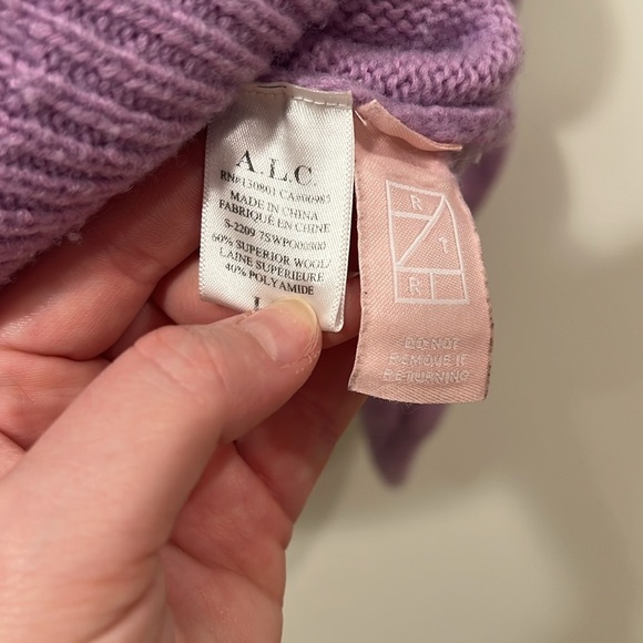 A.L.C. Taryn Wool Blend Turtleneck Sweater - Size Large - Picture 10 of 11